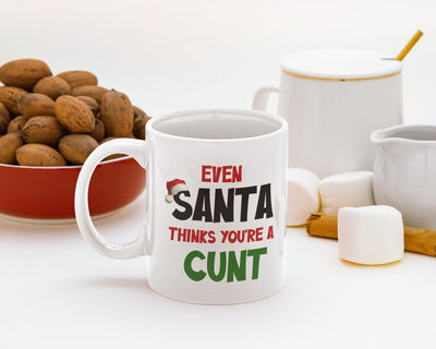 Even Santa Thinks You're A Cunt